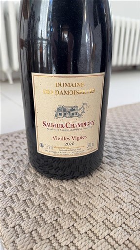 Wijnen Rouge sec Vieilles Vignes Domaine S Damoiselles 2020 Frankrijk Loirevallei Saumur-champigny AOC
