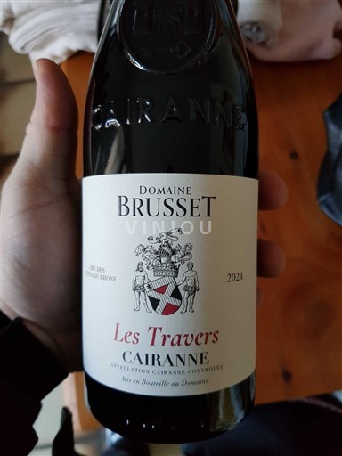Rhônedalen Cairanne Domaine Brusset Les Travers 2024