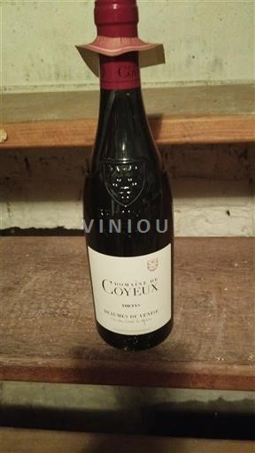 Vinhos Rouge sec Domaine Coyeux 2014 França Vale do Ródano Beaumes de Venise AOC