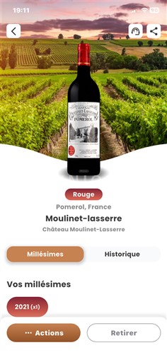 Bordeaux Pomerol Château Moulinet-Lasserre 2021