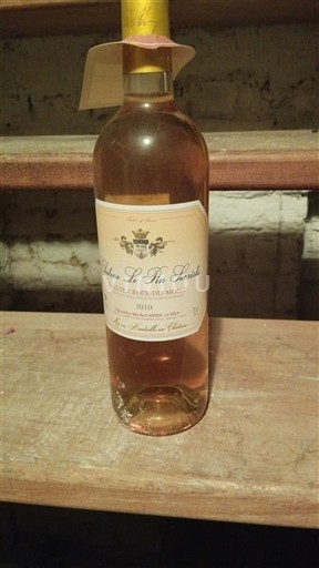 Burdeos Sainte-Croix-Du-Mont Château Le Pin Sacriste 2010