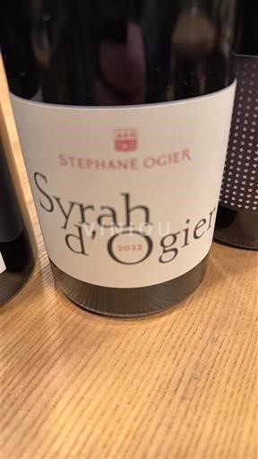 Alps and Rhone Valley Rhône Hills Stéphane Ogier Syrah d'Ogier 2022