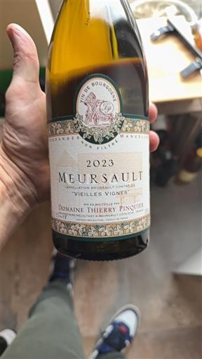 Borgoña Meursault Domaine Thierry Pinquie Vieilles Vignes 2023