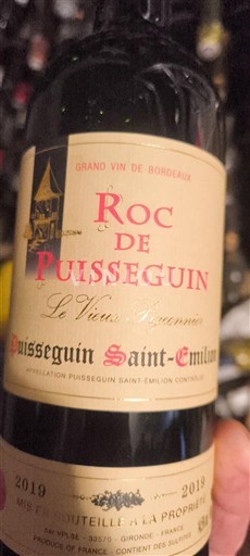 Burdeos Puisseguin-saint-émilion Roc de Puisseguin La Vina Ancestrale 2019