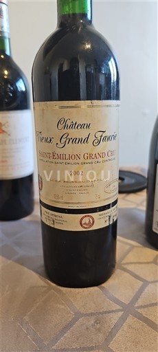 Bordeaux Saint-Émilion Grand Cru Grand Cru Château Vieux Grand Faurie 2002