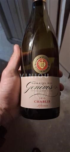 Burgundy Chablis Domaine S Genevées Réserve 2019