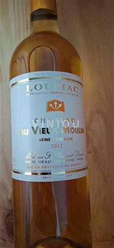 Bordeaux Loupiac Château Vieux Moulin 2012