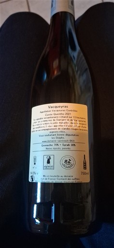 Vallée du Rhône Vacqueyras Château Saint-Roch 2021