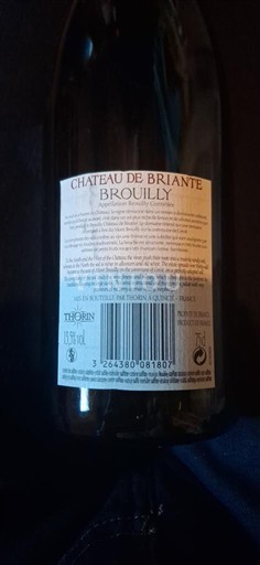 Beaujolais Brouilly Château Briante 2016