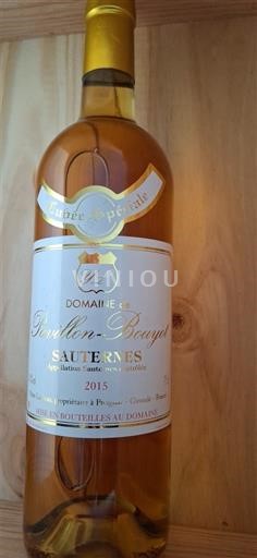Bordeaux Sauternes Domaine Pavillon-Bouyot Spéciale 2015
