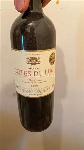 Bordeaux Château Côtes du Luc 2016