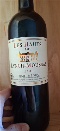 Wines Rouge sec Les Hauts de Lynch-Moussas Lynch-Moussas 2003 France Bordeaux Haut-Médoc AOC