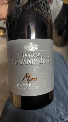 Valle del Rodano Rasteau Domaine Les Grands Bois Marc 2019