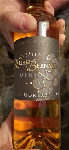 Sydvestfrankrig Monbazillac Château Kalian Bernasse 2021