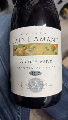 Vina Rouge sec Grangeneuve Domaine Saint Amant 2017 Francija Rona dolina Beaumes de Venise AOC