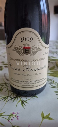 Borgogna Vosne-Romanée Domaine Odoul-Coquard 2009