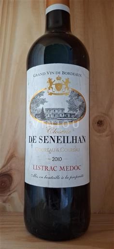 Bordeaux Listrac-Médoc Château Sénélihan 2010