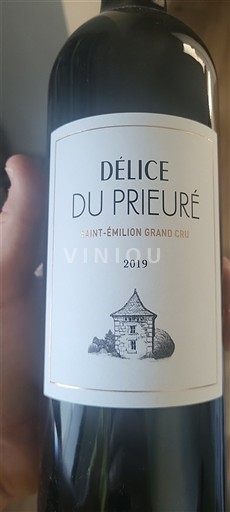Bordeaux Saint-Émilion Grand Cru Grand Cru Délice du Prieuré 2019