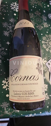 Vallée du Rhône Cornas Domaine Ludovic Courbis 2013