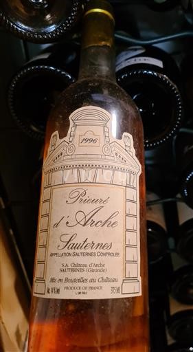 Bordeaux Sauternes Prieuré d'Arche 1996