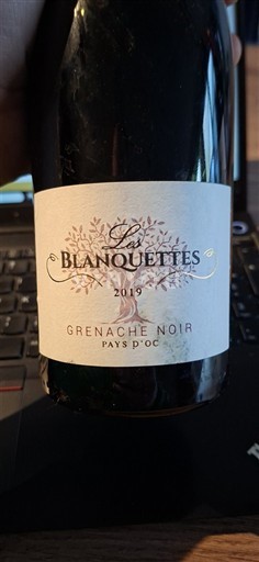 Languedoc ja Roussillon Pays d'Oc Les Blanquettes Grenache Noir 2019