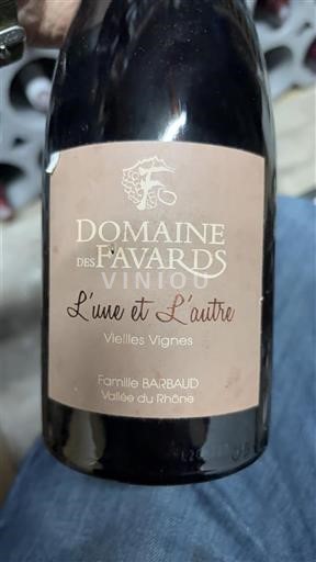 Rhônedalen Côtes du Rhône Domaine S Favards L'une et L'autre Vieilles Vignes 2018