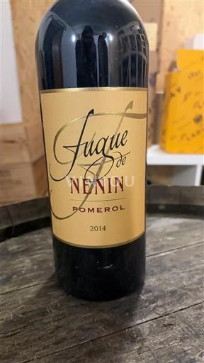 Bordeaux Pomerol Château Nénin Fugue de Nénin 2014