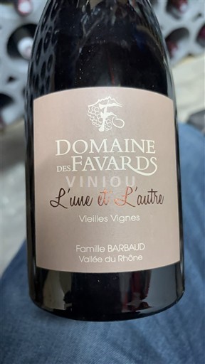 Rhônedalen Côtes du Rhône Domaine S Favards L'une et L'autre Vieilles Vignes 2022