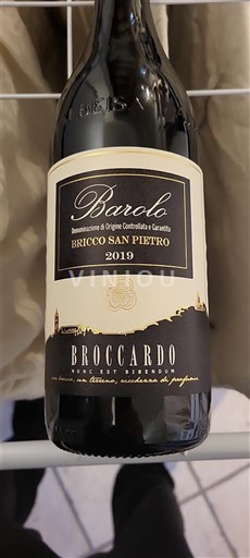 Piamonte Barolo Broccardo Bricco San Pietro 2019