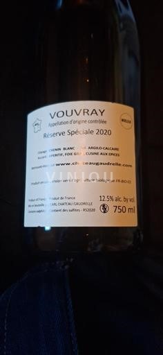 Loiredalen Vouvray Château Gaudrelle Réserve Spéciale 2020
