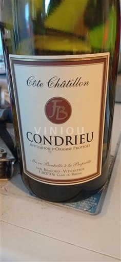 Rhônedalen Condrieu BAR. BONNEFOUX Côte Chatillon 2024