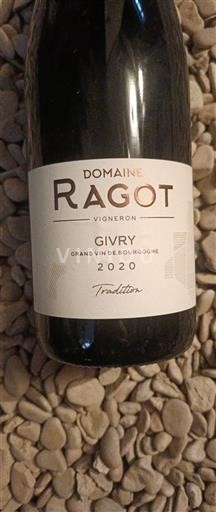 Bourgogne Givry Domaine Ragot Tradition 2020