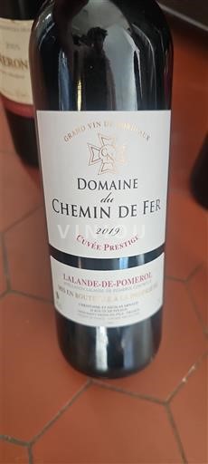 Bordeaux Lalande-de-Pomerol Domaine Chemin de Fer Prestige 2019