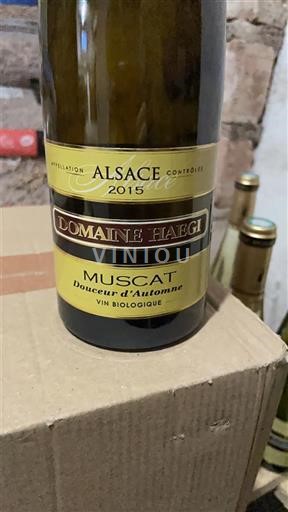 Alsacia Domaine Haegi Douceur d'Automne 2015