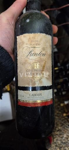 Tây Nam Cahors Château Fantou Prestige La Batelière 2009