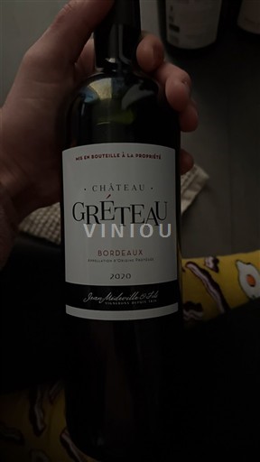 Bordeaux Château Gréteau 2020