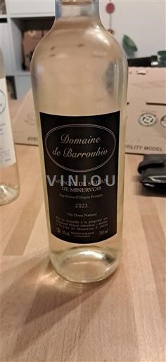 Languedoc Muscat-de-saint-jean-de-minervois Domaine Barroubio 2023