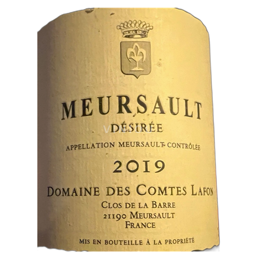 Burgundija Meursault Domaine S Comtes Lafon Désirée 2019