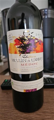 Bordeaux Médoc Château Moulin de l'Abbaye 2005