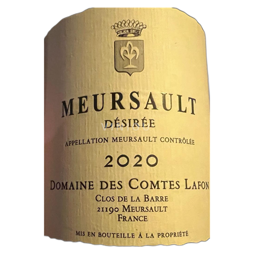 Burgundija Meursault Domaine S Comtes Lafon Désirée 2020