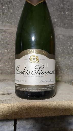 Champagne Sâm-panh Jackie Simonet Villers-Marmery Không niên vụ