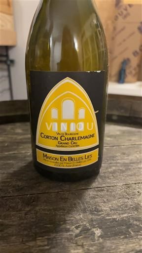 Burgundija Corton-charlemagne Grand Cru Maison En Belles Lies 2020