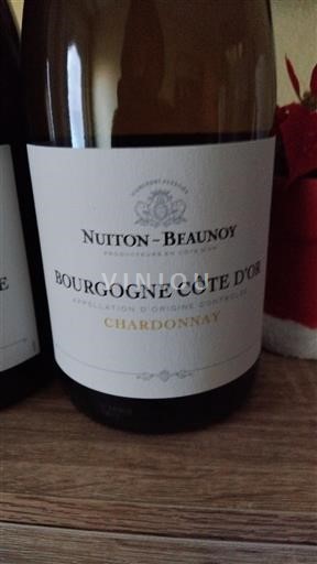 Bourgogne Bourgogne Côte d'Or Nuiton-Beaunoy Không niên vụ