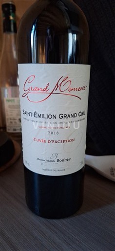 Bordeaux Saint-Émilion Grand Cru Grand Cru Maison Johannes Boubée d'Exception 2018