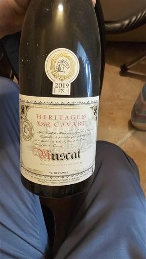 Alsace Muscat Héritages Cavare 2019