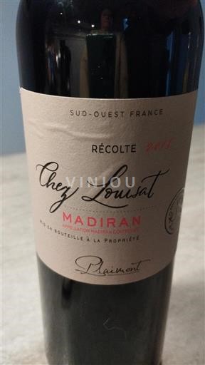 Tây Nam Madiran Plaimont Chez Louisat 2018