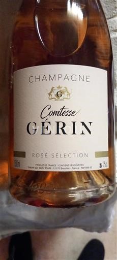 Champagne Comtesse Gérin Rosé Sélection Icke årgångsbetecknad