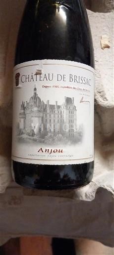 Viner Rouge sec Château Brissac Non millésimé Frankrike Loiredalen Anjou AOC