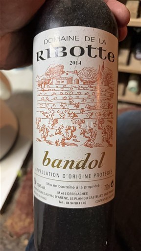 Provence Bandol Domaine La Ribotte 2014