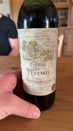 Bordeaux Saint-Émilion Château Le Meynot 2007